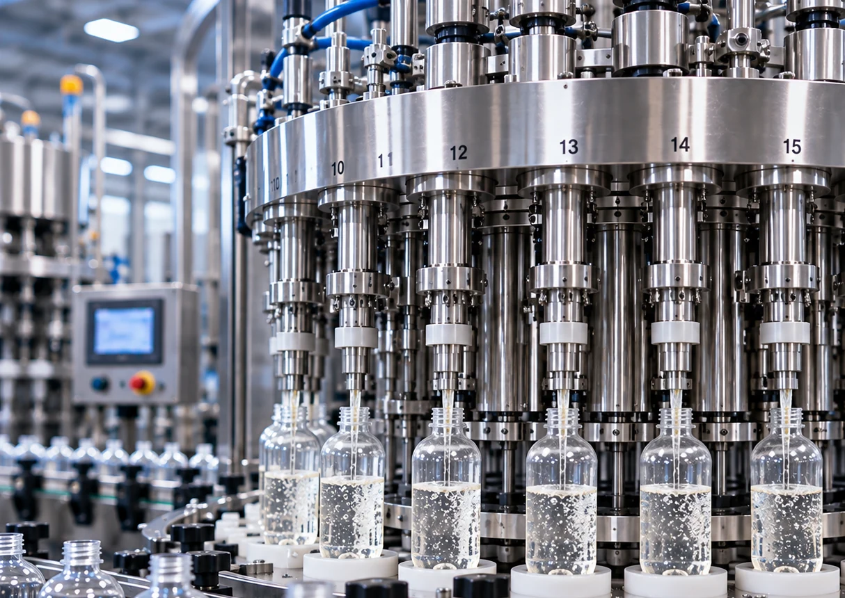 Automated rotary filling machine and packaging line